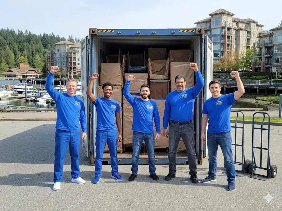 1Pro Moving crew at work in Metro Vancouver
